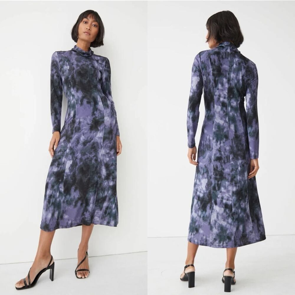 & OTHER STORIES Tie-Dye Midi Dress